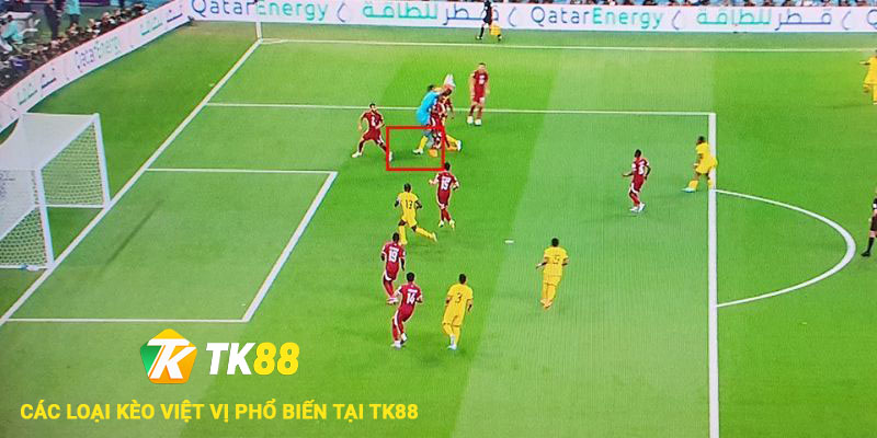 Các loại kèo cược việt vị được yêu thích tại Tk88